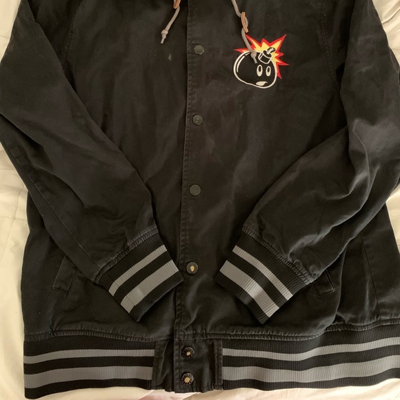 the Hundreds Varisity Letterman Hooded Jacket Size XL - Picture 3 of 4